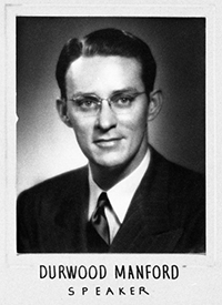 Speaker Durwood Manford
